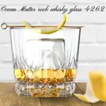 Ocean Matter Rock Whiskey Glass 4262, (350 ml, Set of 6)