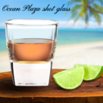 Ocean Plaza Shot Glass/Shooter Glass, (55 ml, Set of 12)