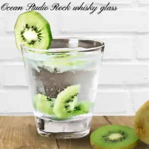 Ocean Studio Rock Whiskey Glass, (345ml, Set of 6)