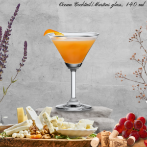 Ocean Cocktail Glass/Martini Glass, 140 ml, Set of 6 pieces