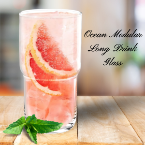 Ocean Modular Long Tumbler Glass, 630 ml, Set Of 6