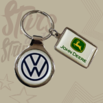 Dome Steel keychains