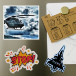 Vinyl Sticker magnet